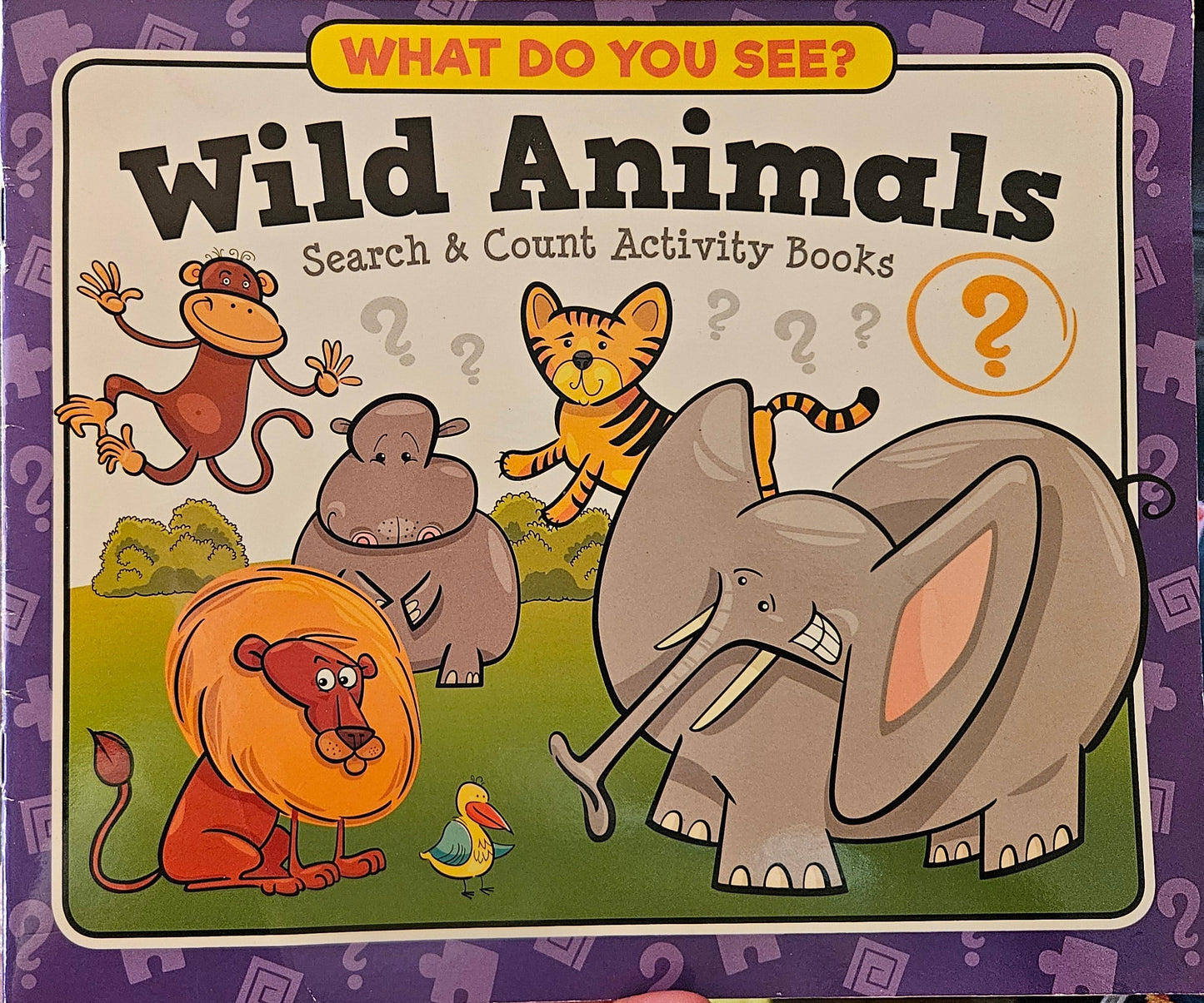 Wild Animals - Search and Count Activity Book